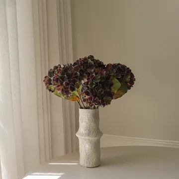 Hortensia kunstig bukett - Muted purple, 60 cm, 6 stk - Botané