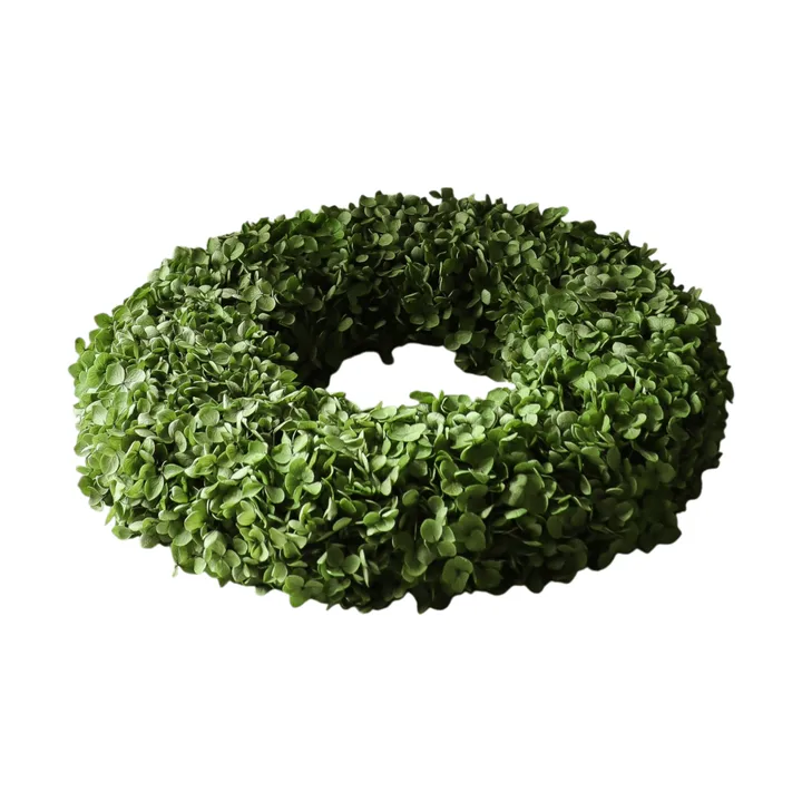 Hortensia Wreath blomsterkrans - Green, Ø40 cm - Botané