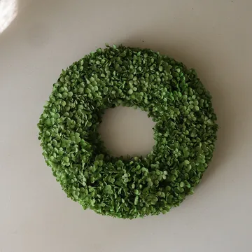 Hortensia Wreath blomsterkrans - Green, Ø40 cm - Botané