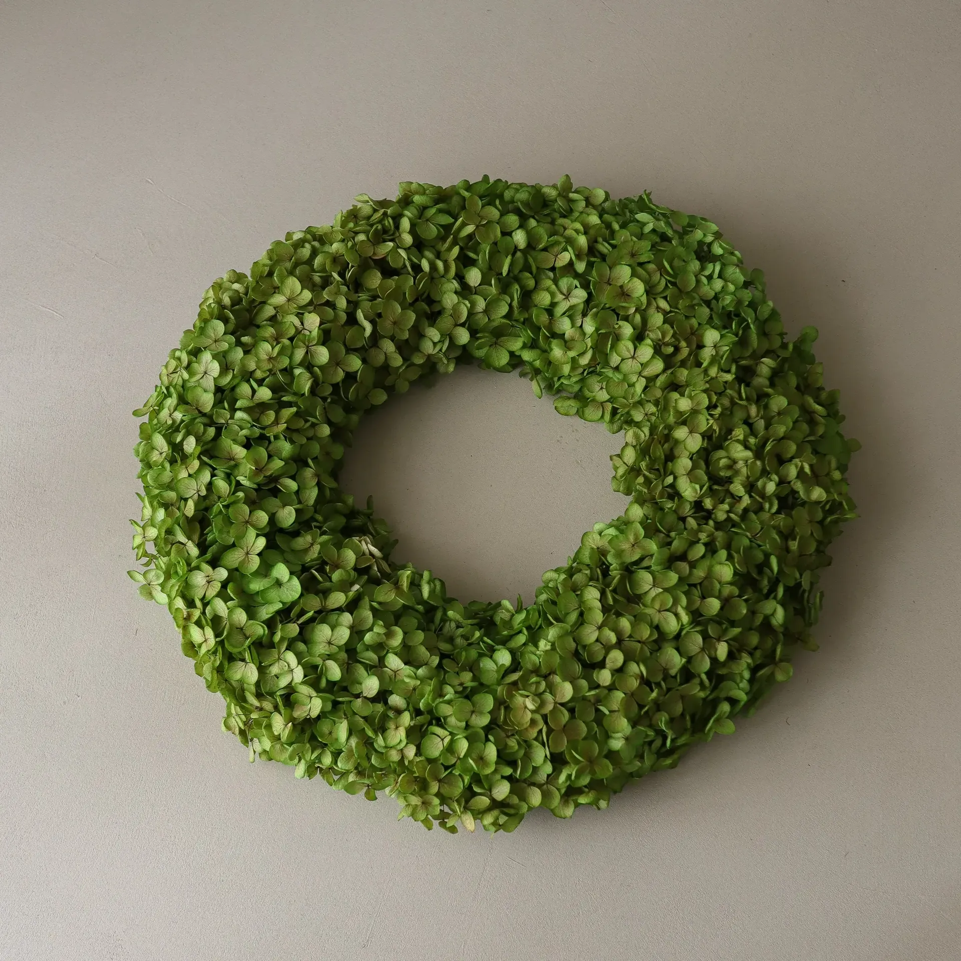 Hortensia Wreath blomsterkrans, Lysegrønn, Ø40 cm Botané