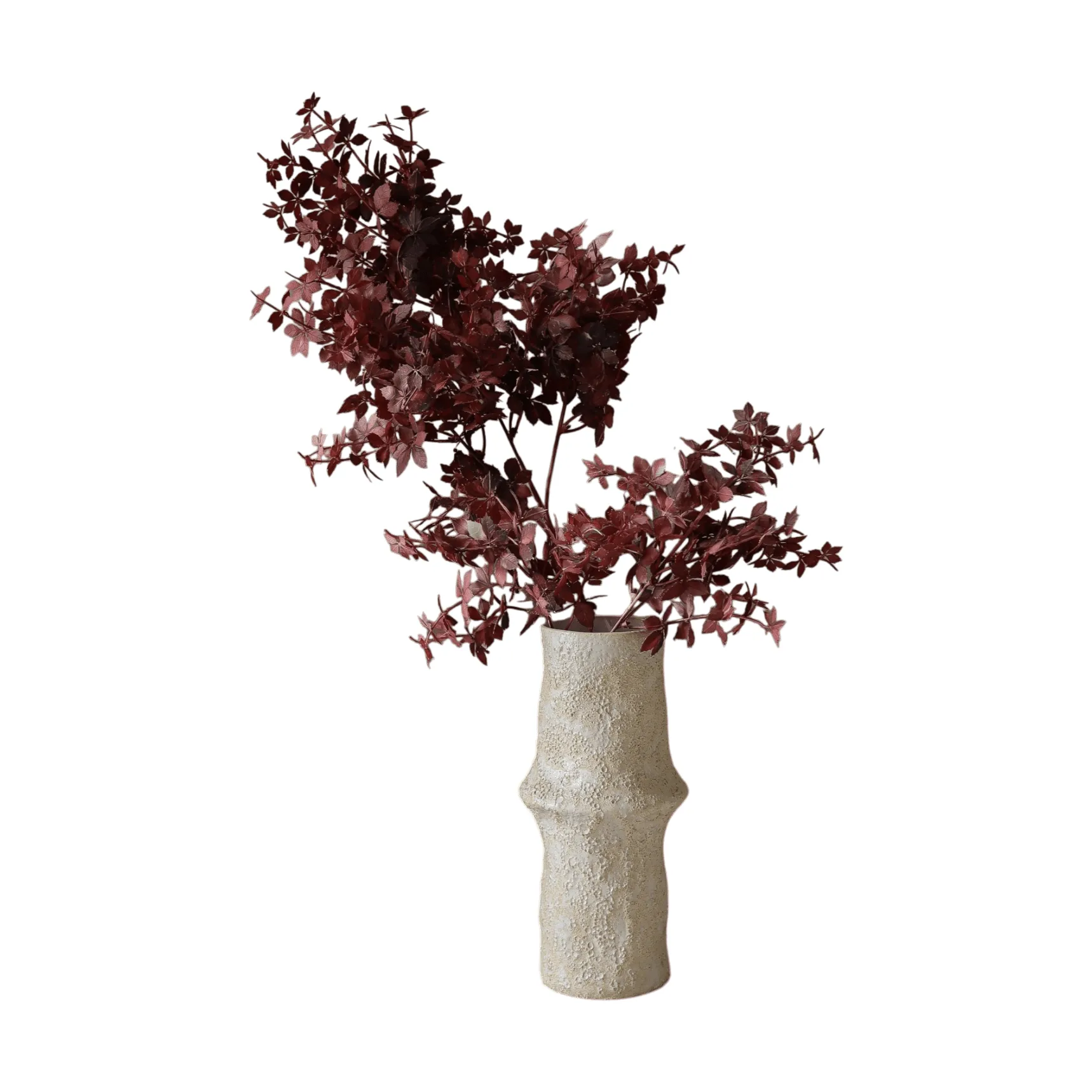 Maple Branch kunstig bukett, Burgundy, 107 cm, 1 stk Botané