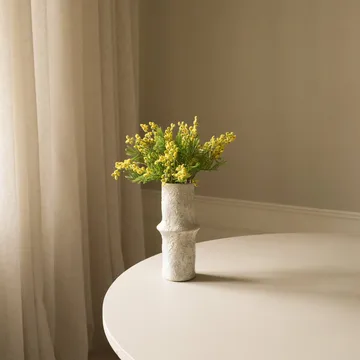 Mimosa kunstig bukett - Mini, gul 10 stk - Botané