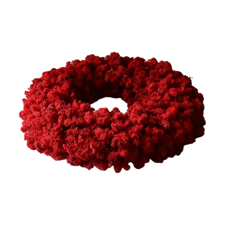 Moss Wreath mosekrans - Red, Ø40 cm - Botané