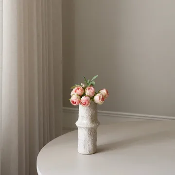 Roser kunstig bukett - Mini, lyserosa 10 stk - Botané