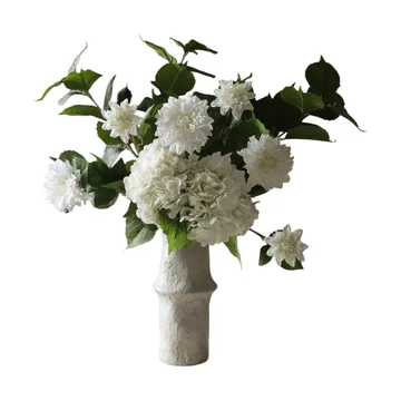 Soft Serve kunstig bukett - Hortensia-georginer, 8 stk - Botané