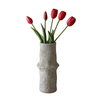 Tulipaner kunstig bukett - Light red, 5 stk - Botané