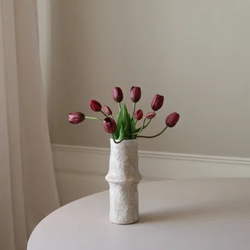 Tulipaner kunstig bukett - Lilla, 10 stk - Botané