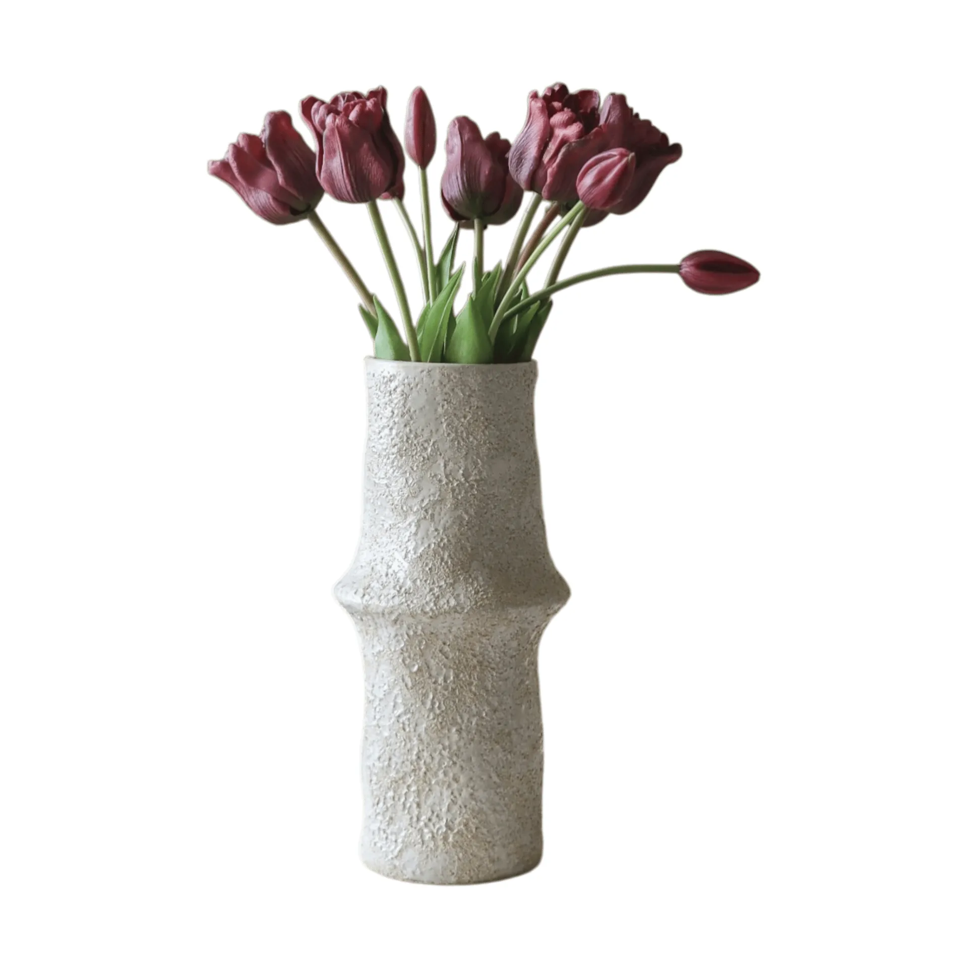 Tulipaner Triumph kunstig bukett, Lilla, 10 stk Botané