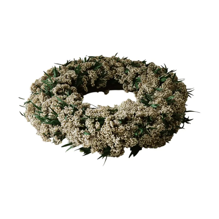Whisper Meadow Wreath blomsterkrans - Risblomma, Ø40 cm - Botané