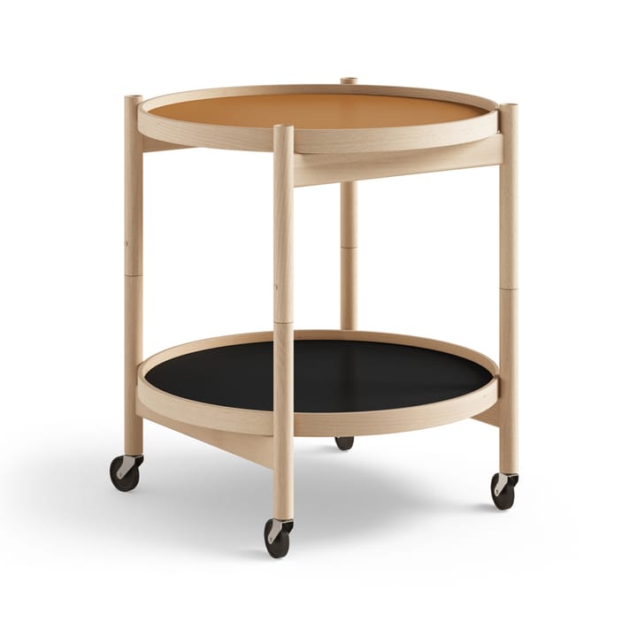 Bølling Tray Table model 50 rullebord - clay, oljet bøkestativ - Brdr. Krüger