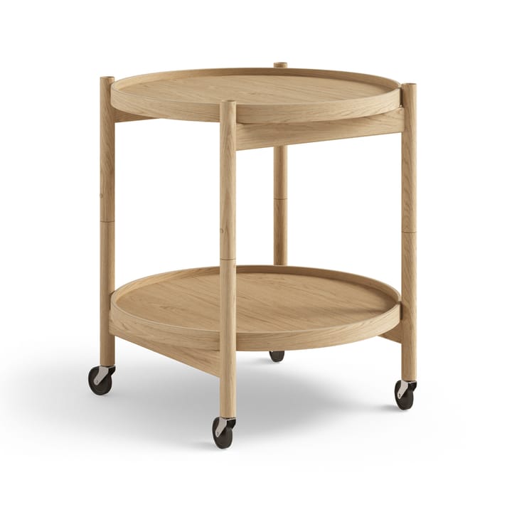 Bølling Tray Table model 50 rullebord - eik olje, oljet eikestativ - Brdr. Krüger