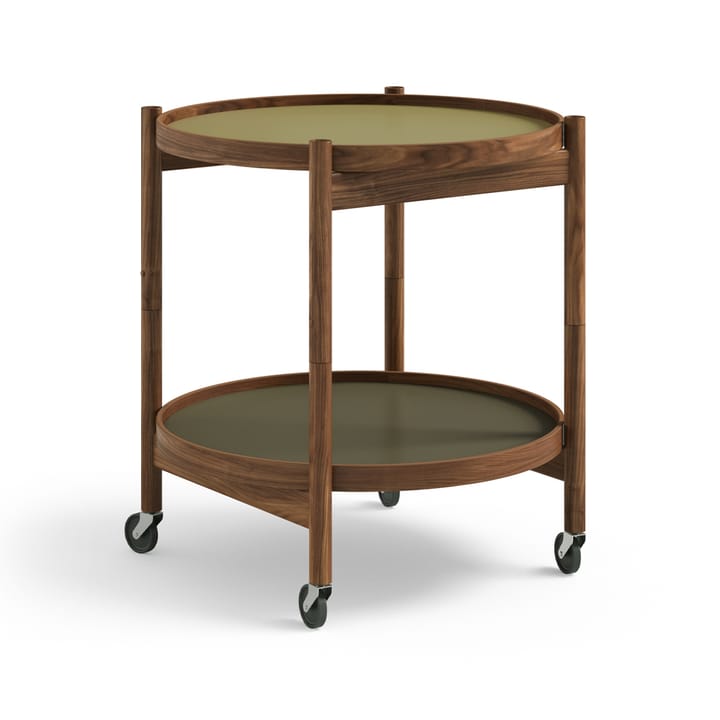 Bølling Tray Table model 50 rullebord - leaf, oljet valnøttstativ - Brdr. Krüger