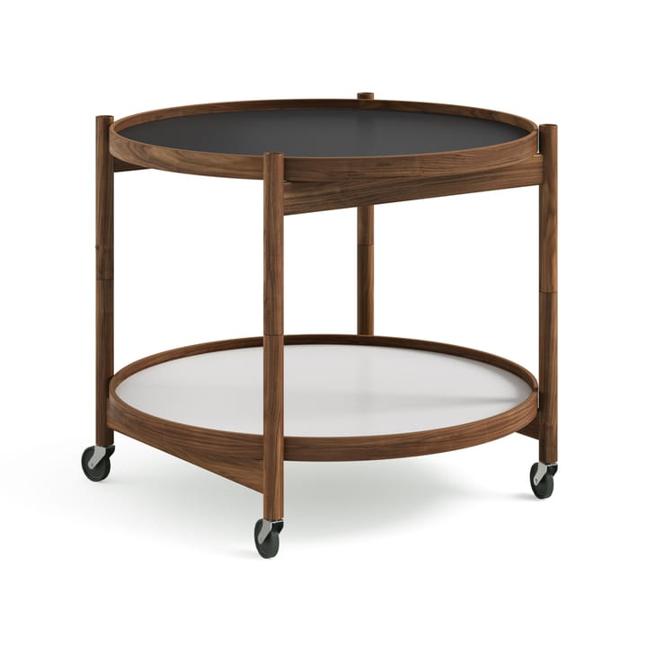 Bølling Tray Table model 60 rullebord - base, oljet valnøttstativ - Brdr. Krüger