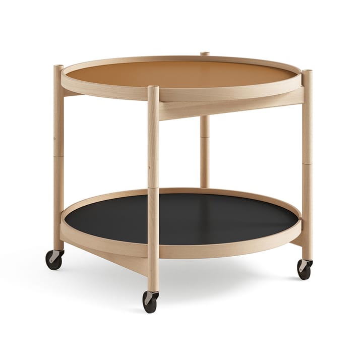 Bølling Tray Table model 60 rullebord - clay, oljet bøkestativ - Brdr. Krüger