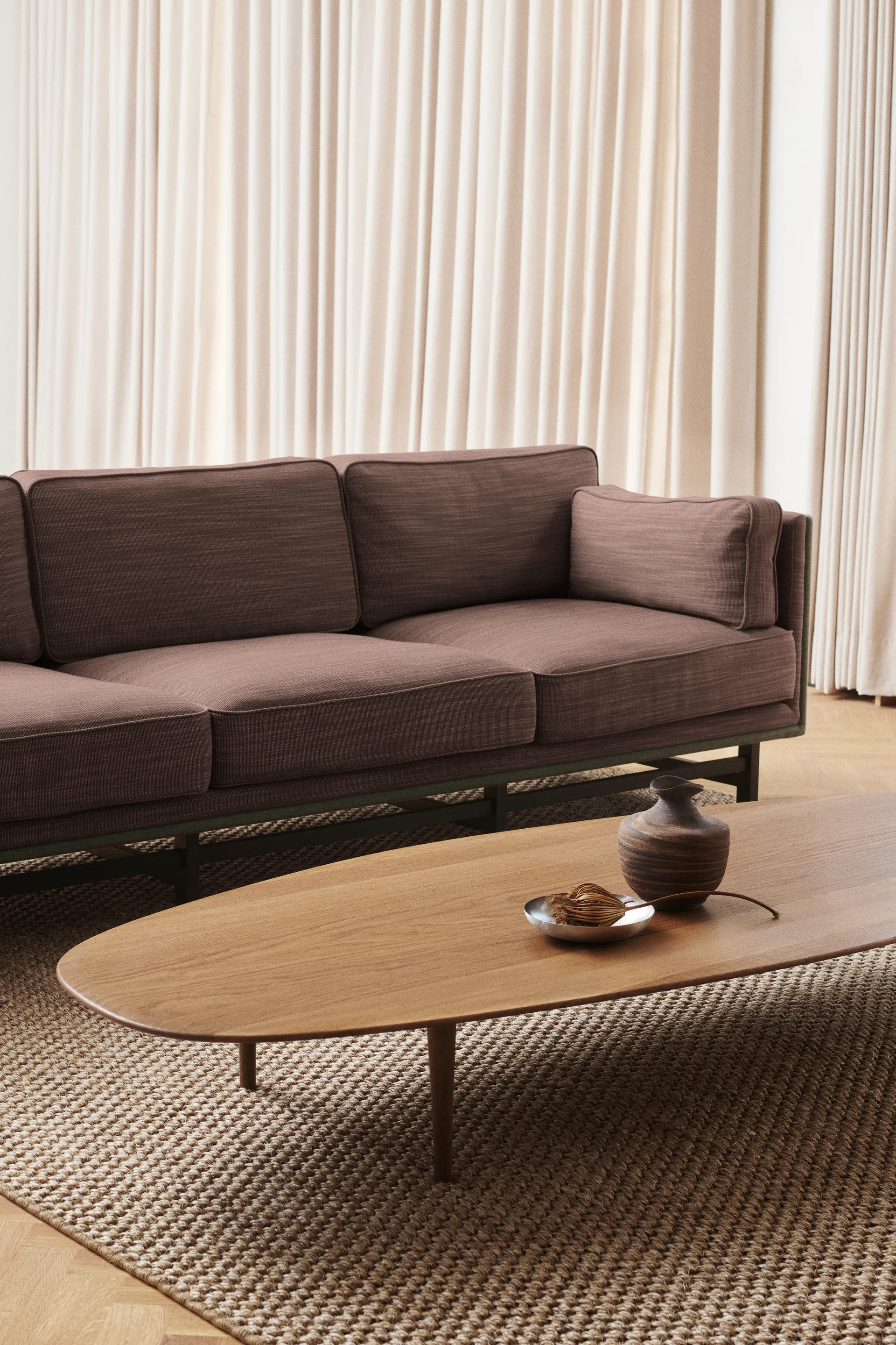 Jari salongbord 80 x 180 cm, Røykoljet eik Brdr. Krüger