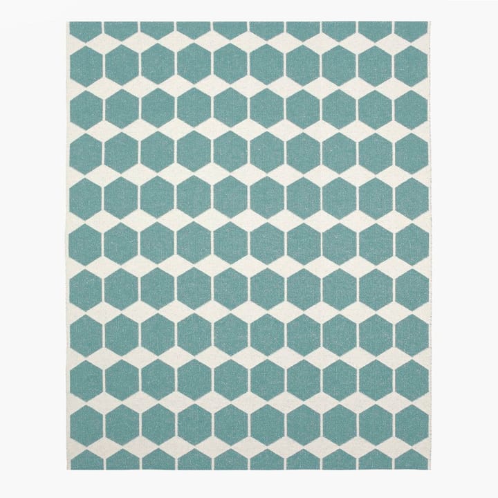 Anna gulvteppe aqua stort - 150x200 cm - Brita Sweden