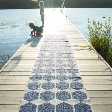 Anna gulvteppe midnattsblått - 70x200 cm - Brita Sweden