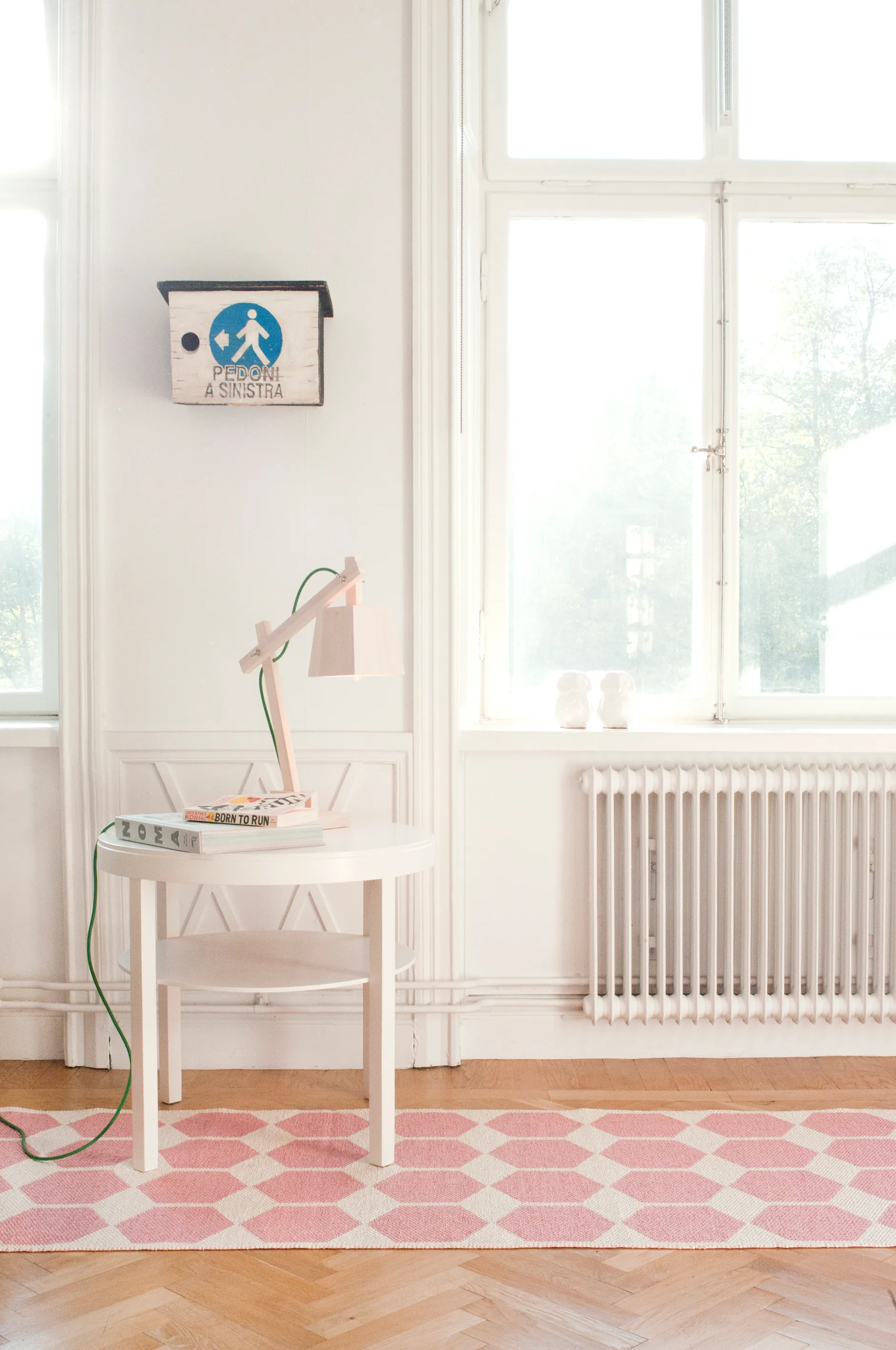 Anna rosa gulvteppe, 70x200 cm Brita Sweden