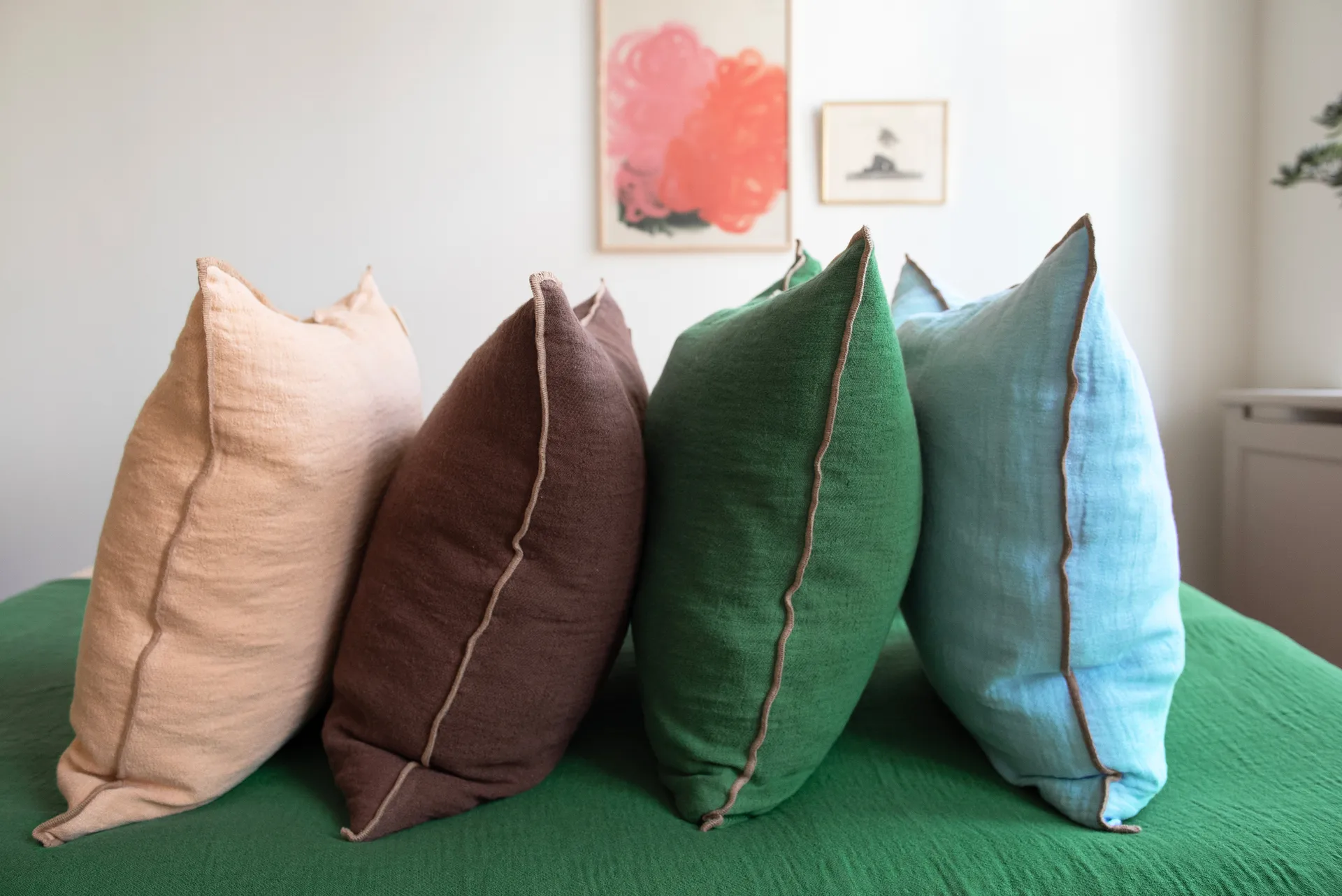 Evy pute, Brown, 50x50 cm Brita Sweden