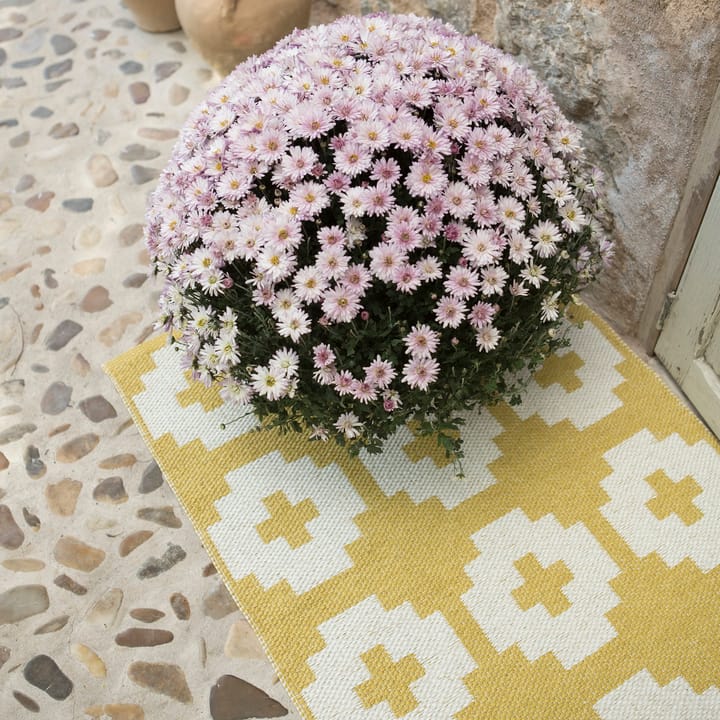 Flower gulvteppe sun (gult), 70x100 cm Brita Sweden