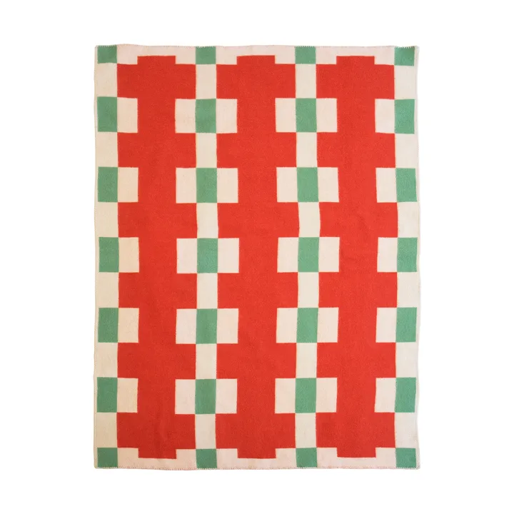 Marta pled - Red, 180x130 cm - Brita Sweden