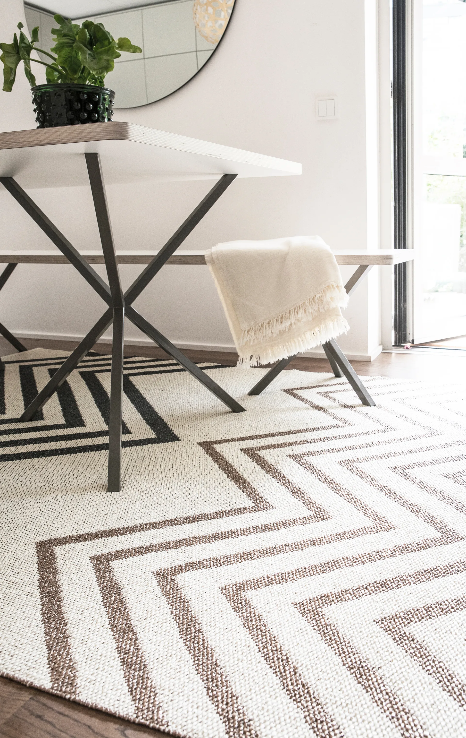 Sapmi gulvteppe plast 170x250 cm, sparkle Brita Sweden