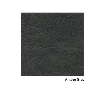 Electra sofa - 3-seters skinn vintage grey-svart - Bröderna Anderssons