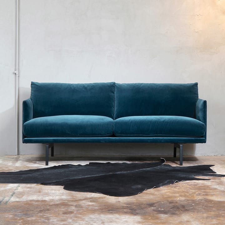 Electra sofa, 3-seters stoff center 112 blå Bröderna Anderssons