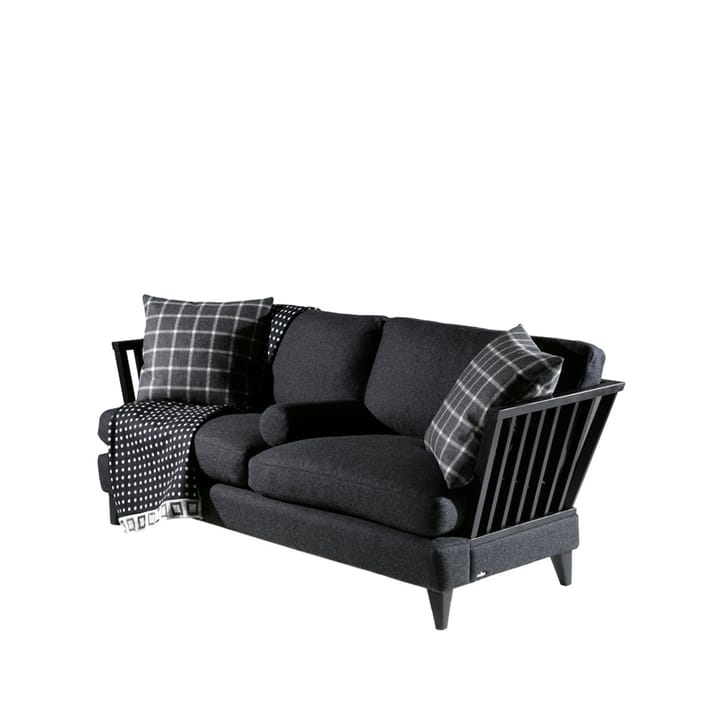 Särö sofa 3-seter - Facet 9 svart-svartbeiset eik - Bröderna Anderssons