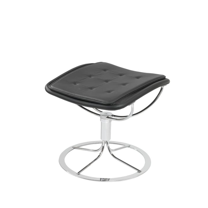 Jetson 66 fotskammel - Svart-svart nett-svart polstring - Bruno Mathsson International