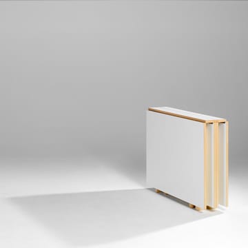 Mi 901 klaffebord - hvit, bjørkeunderstell - Bruno Mathsson International