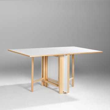 Mi 901 klaffebord - hvit, bjørkeunderstell - Bruno Mathsson International