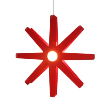 Fling r�ød julestjerne - Ø 50 cm - Bsweden