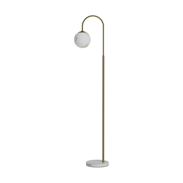 Bellagio gulvlampe 163 cm - Messing-hvit - By Rydéns