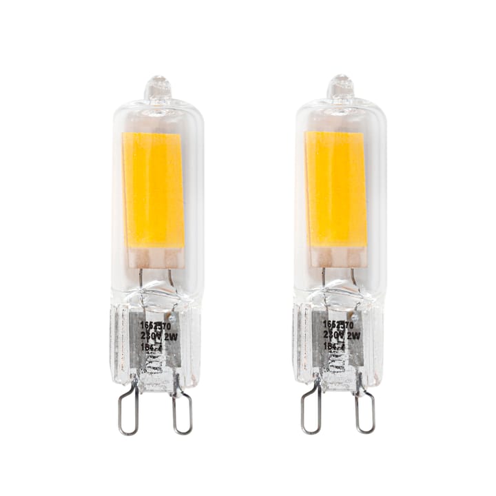 G9 LED dimbar 2W lyskilde 2-pakning - 2700K 220lm - By Rydéns