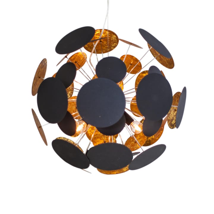 Planet taklampe 50 cm - svart-gull - By Rydéns