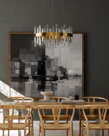 Triumph taklampe Ø60 cm - Messing-klar - By Rydéns