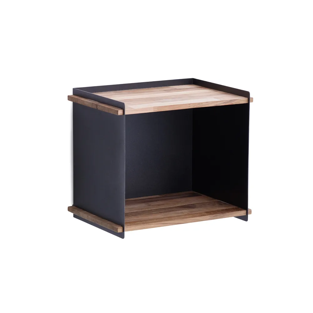 Box Wall oppbevaring, Lava grey, teak Cane-line