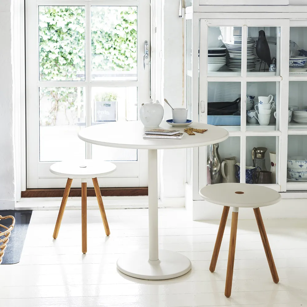 Go kafébord Ø80 cm, Lava grey-lava grey Cane-line
