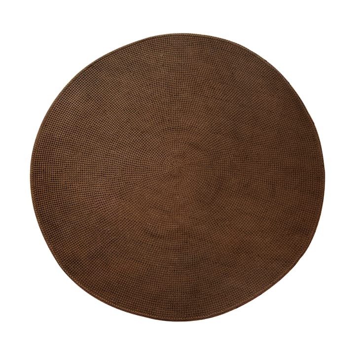 Knit teppe Ø200 cm - Umber brown (Soft Rope) - Cane-line