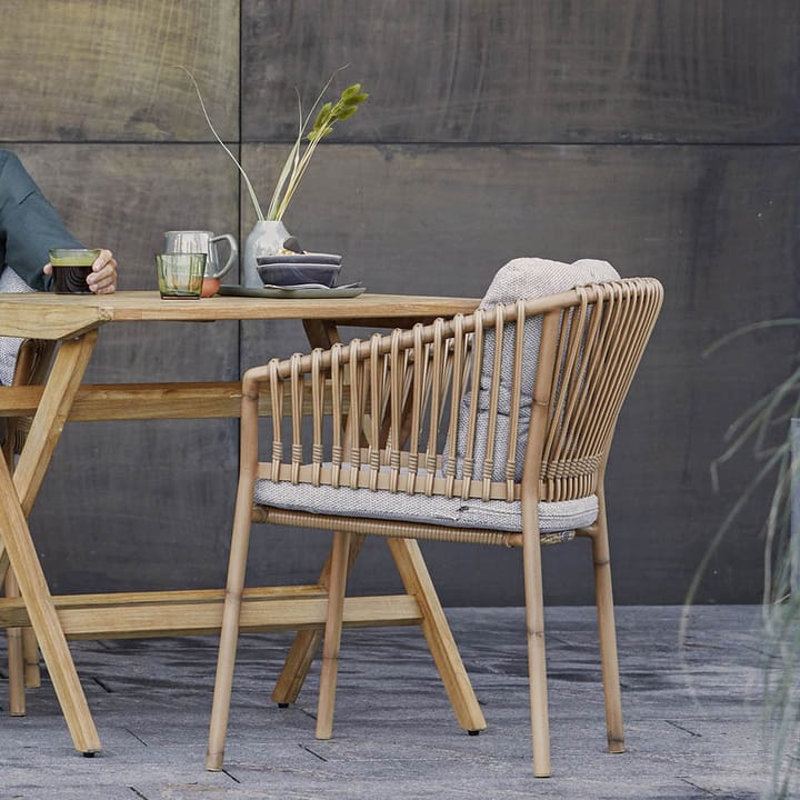 Ocean karmstol aluminium, Naturlig Cane-line
