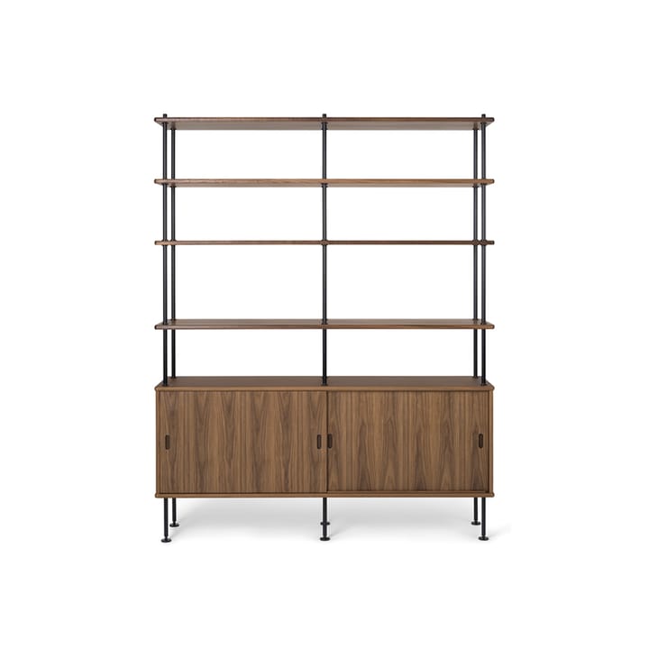 BM0253 150x189 cm hyllesystem - Oljad valnöt-svart -> Oljet valnøtt-svart - Carl Hansen & Søn