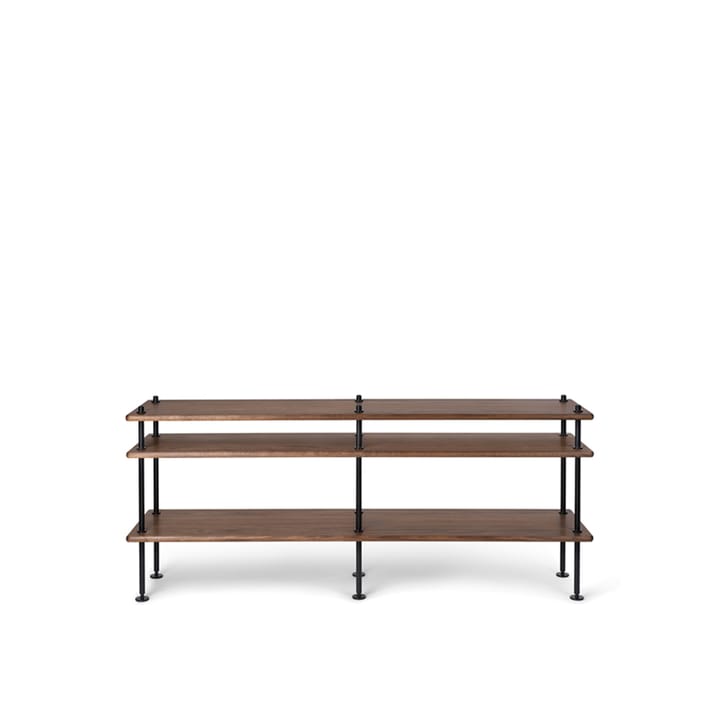 BM0253 150x60 cm hyllesystem - Oljad valnöt-svart -> Oljet valnøtt-svart - Carl Hansen & Søn