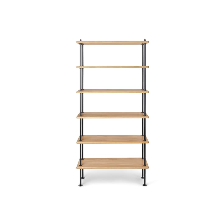 BM0253 79x156 cm hyllesystem, Oljet eik-svart Carl Hansen & Søn