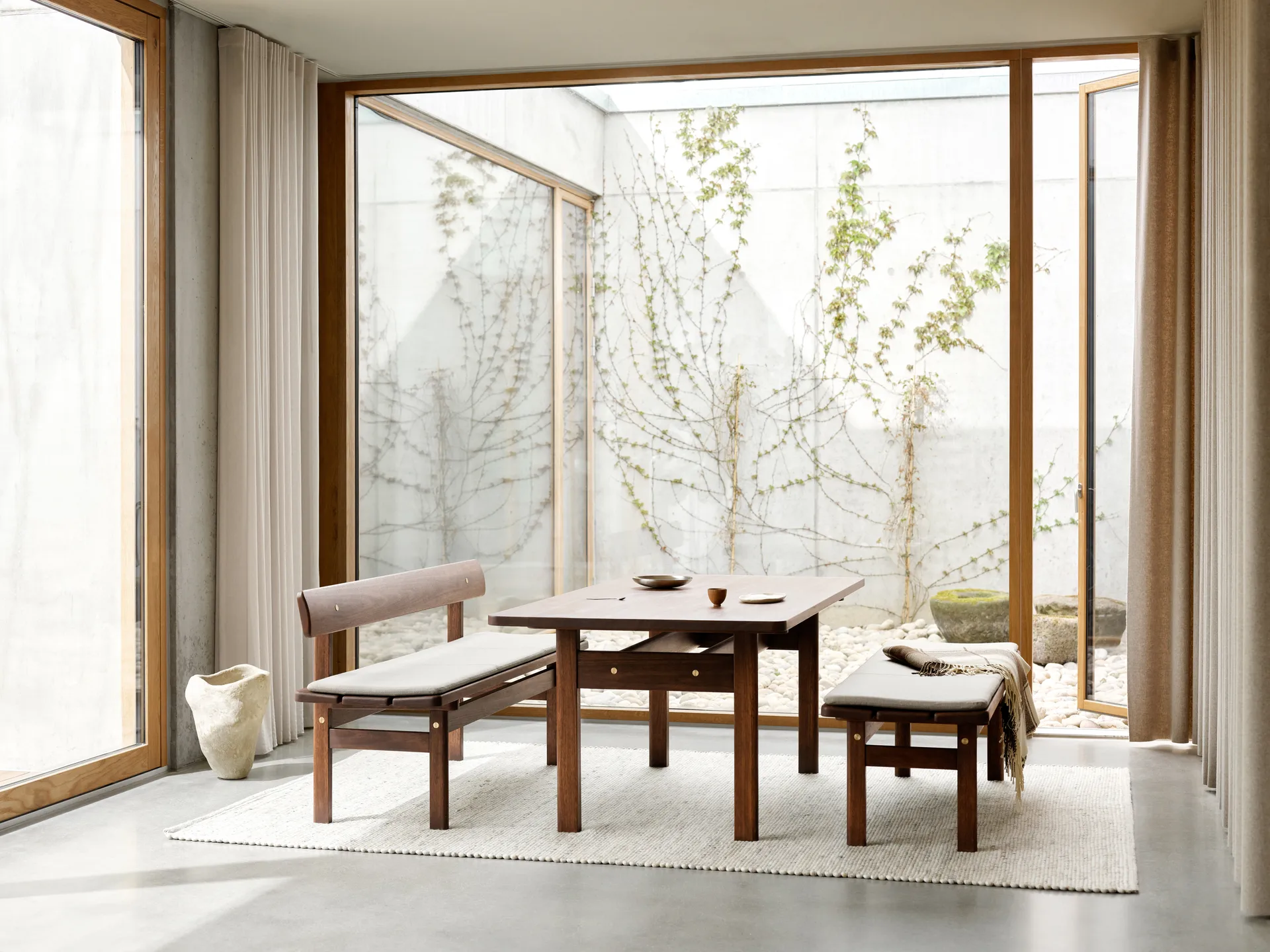 BM0700 sittepute til Asserbo benk, Crisp 4115 Carl Hansen & Søn