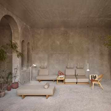 BM0865 dagseng - Canvas 244 stoff-ek - Carl Hansen & Søn
