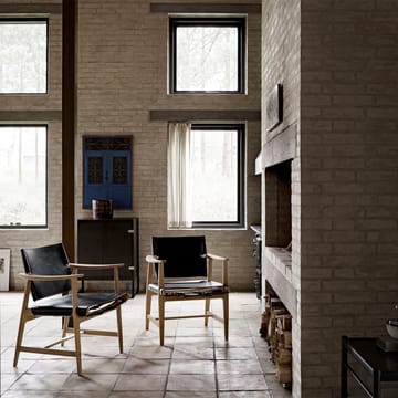 BM1106 Huntsman Chair - konjakk-oljet valnøtt-messing - Carl Hansen & Søn
