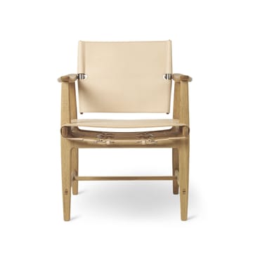 BM1106 Huntsman Chair - natur-oljet eik-rustfritt stål - Carl Hansen & Søn