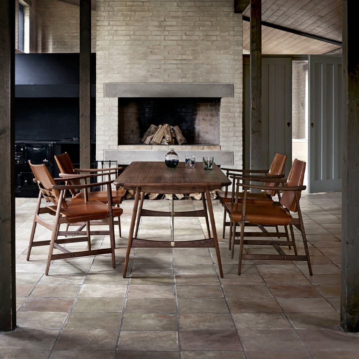 BM1106 Huntsman Chair, natur-oljet eik-rustfritt stål Carl Hansen & Søn