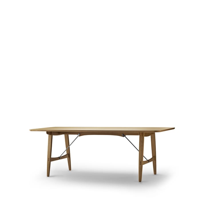 BM1160 Hunting spisebord - Hvitoljet eik-rustfritt stål - Carl Hansen & Søn